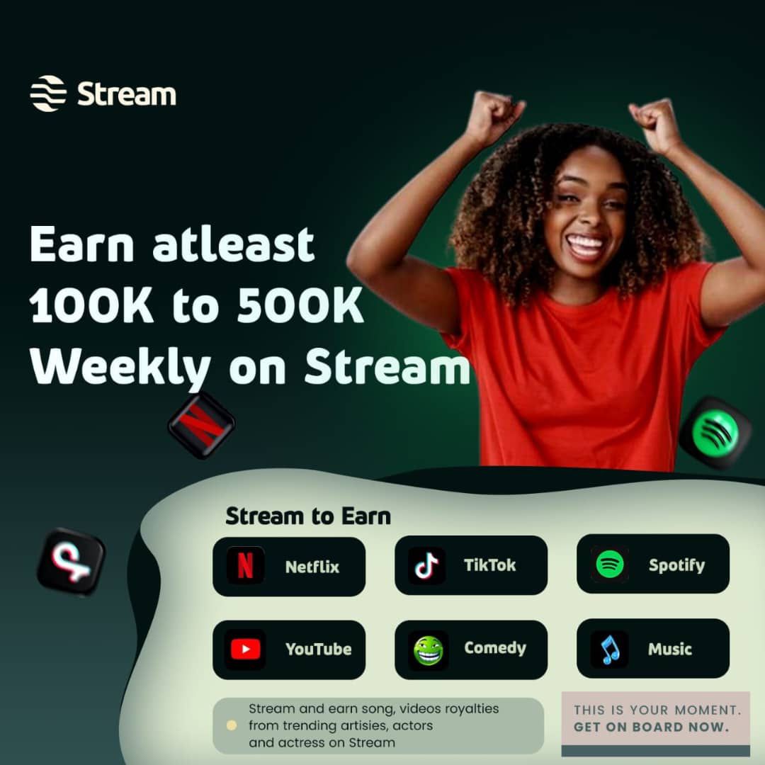 STREAM earning opportunity